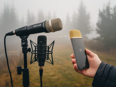 Welche mikrofone eignen sich für neblige soundscapes: vergleich zwischen smartphone, tascam und zoom