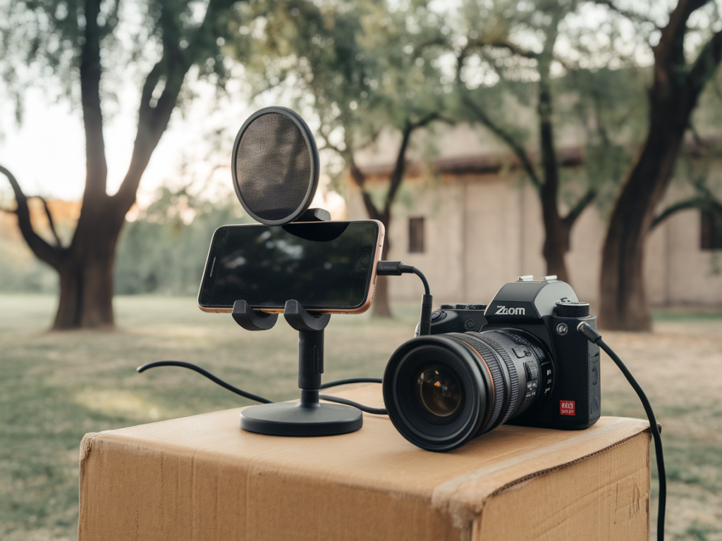 Praktische Anleitung: ein einfaches Feldaufnahme-Set mit Smartphone und Zoom H4n